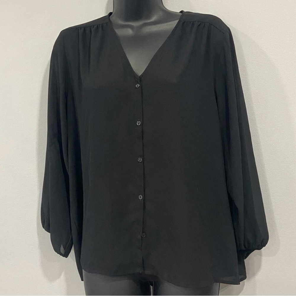 sheer dressy blouse - Picture 2 of 3